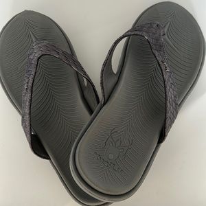 Woman’s arch support flip flops